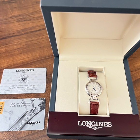 Longines Watch with Diamond (L6.130.4.87.2 Equestrian 26.5 MOP) - Picture 3 of 3